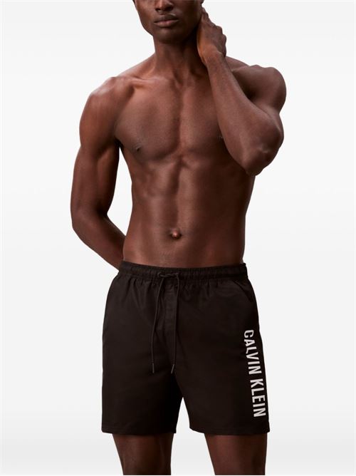 Costume uomo Calvin Klein nero con logo laterale Calvin Klein | LV00N61047UB1